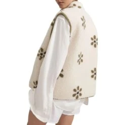 Madewell Mesh Bonded Sherpa Chrysler Vest - Women's -Everlaces Cloth Shop ANTCRE D6