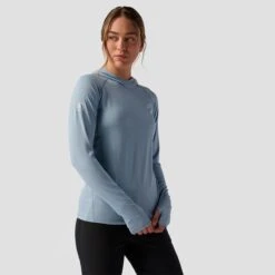 Tahoe 2 Sun Hoodie - Women's -Everlaces Cloth Shop ASHBLU