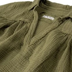 FREE PEOPLE Yucca Double Cloth Long-Sleeve Shirt - Women's -Everlaces Cloth Shop AVOTRE D6