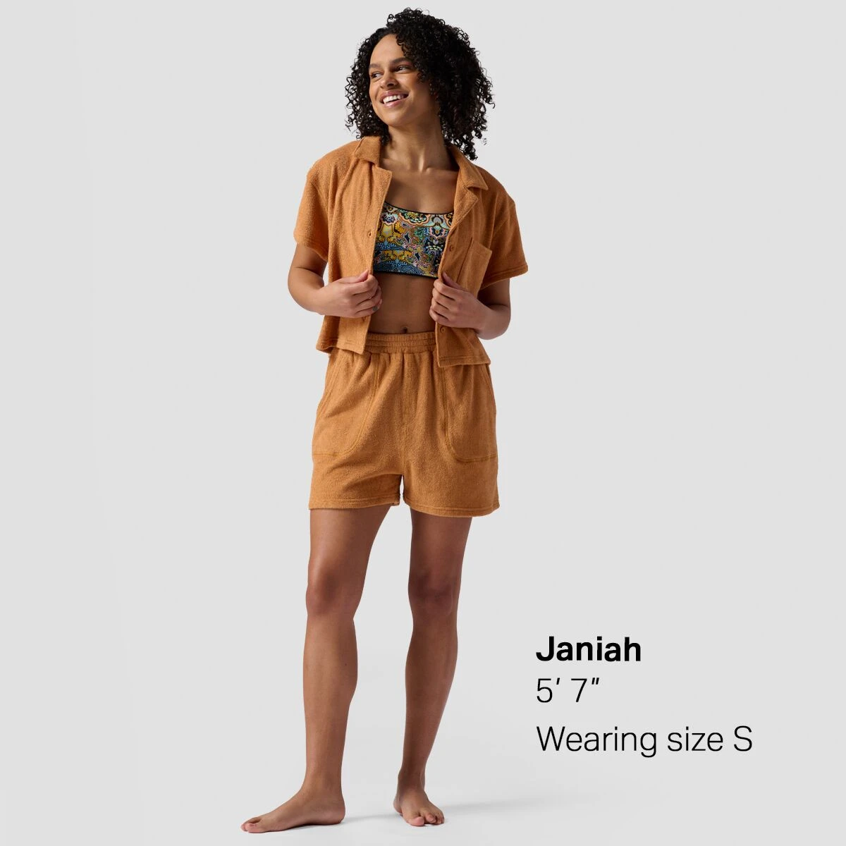 Terry Button-Down Shirt - Women's 2 Terry Button-Down Shirt - Women's - Image 2