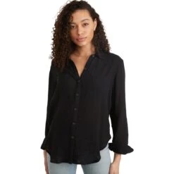 Marine Layer Reese Double Cloth Button-Up Shirt - Women's 10 Marine Layer Reese Double Cloth Button-Up Shirt - Women's -Everlaces Cloth Shop BLA 104