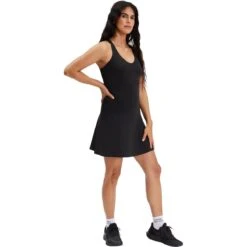 Girlfriend Collective Lola Float V-Neck Dress - Women's -Everlaces Cloth Shop BLA 112