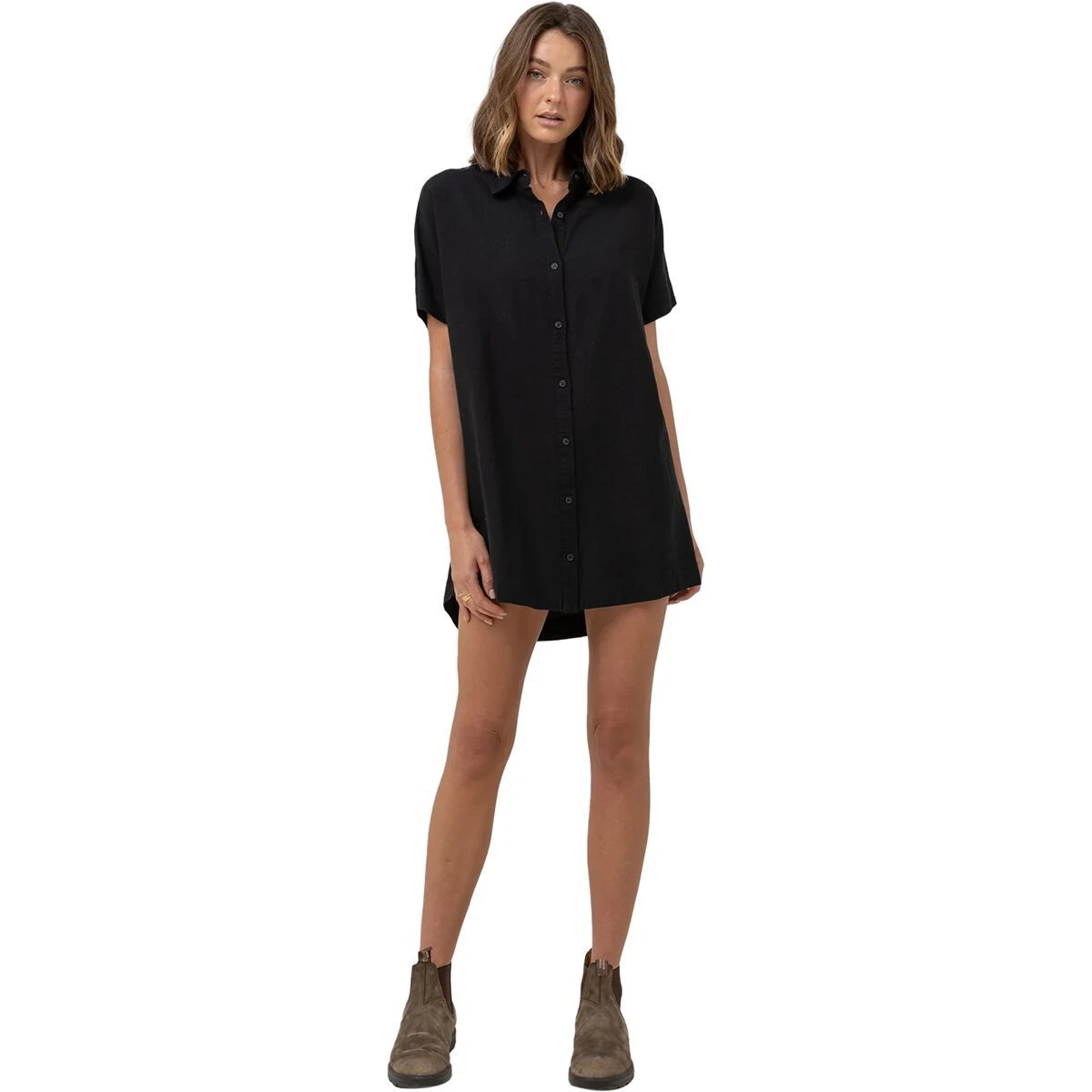Rhythm Classic Shirt Dress - Women's 5 Rhythm Classic Shirt Dress - Women's - Image 5