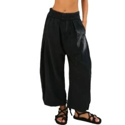 FREE PEOPLE Cool Harbor Wide Leg Pant - Women's -Everlaces Cloth Shop BLA 82