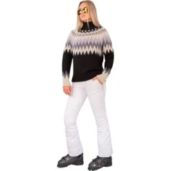 Obermeyer Ivy Mock Neck Sweater - Women's -Everlaces Cloth Shop BLA D3 44