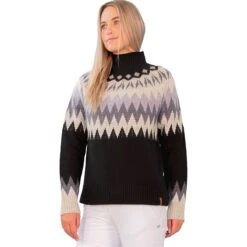 Obermeyer Ivy Mock Neck Sweater - Women's -Everlaces Cloth Shop BLA D4 37