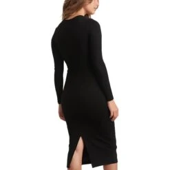 Marine Layer Lexi Long-Sleeve Midi Dress - Women's -Everlaces Cloth Shop BLA D4 42