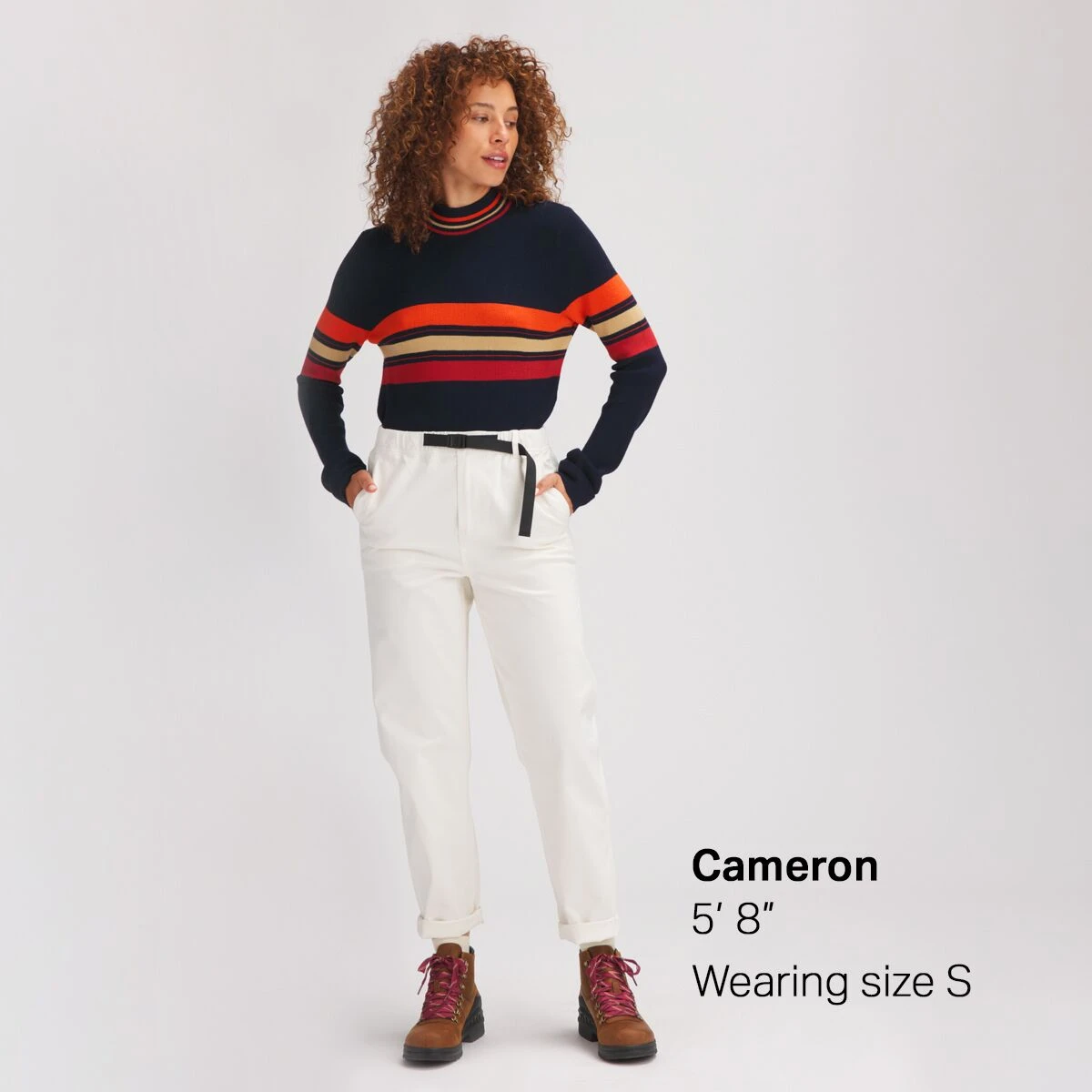 Mockneck Stripe Sweater - Women's 1 Mockneck Stripe Sweater - Women's