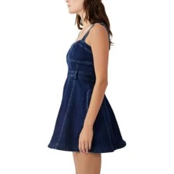 FREE PEOPLE Margot Denim Mini Dress - Women's