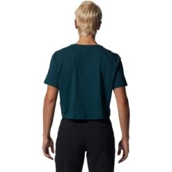 Mountain Hardwear Logo Crop Short-Sleeve Top - Women's 8 Mountain Hardwear Logo Crop Short-Sleeve Top - Women's -Everlaces Cloth Shop DARMAR D1