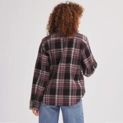 Plaid Flannel Shirt - Women's -Everlaces Cloth Shop DAWPATAUR D1