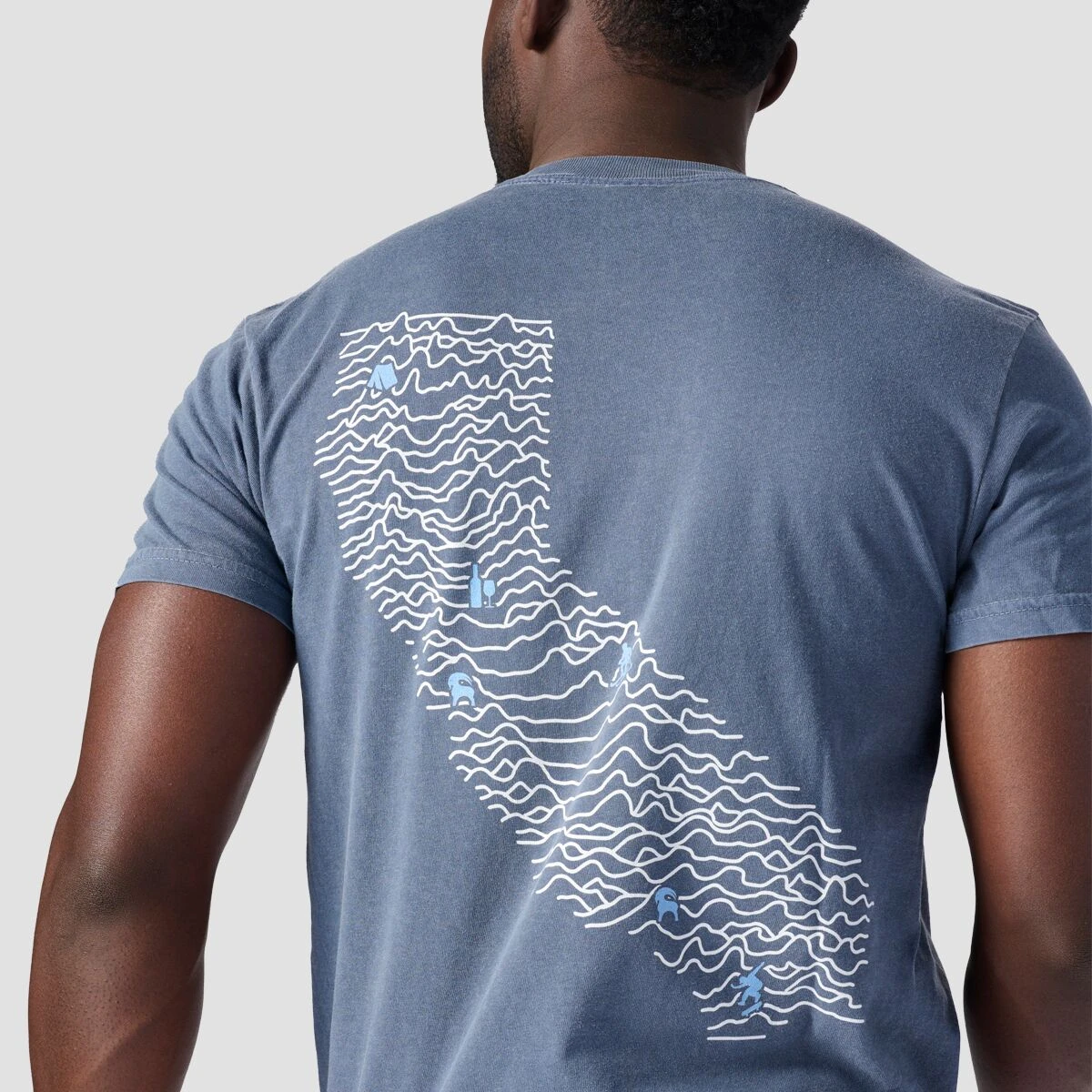 California Topo Adventure T-Shirt 5 California Topo Adventure T-Shirt - Image 5