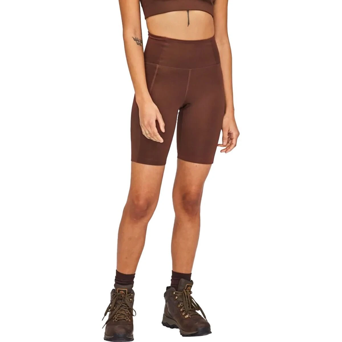 Girlfriend Collective High Rise Bike Short - Women's 4 Girlfriend Collective High Rise Bike Short - Women's - Image 4