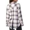 Sanctuary Slit Back Tunic Button Up Shirt - Women's