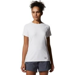 Mountain Hardwear Crater Lake Short-Sleeve Top - Women's -Everlaces Cloth Shop FOG