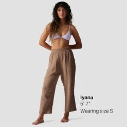 Cotton Gauze Pant - Women's -Everlaces Cloth Shop FOS D8