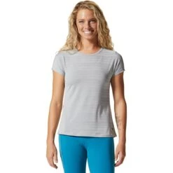 Mountain Hardwear Mighty Stripe Short-Sleeve T-Shirt - Women's -Everlaces Cloth Shop GLA 2