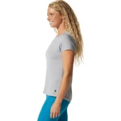 Mountain Hardwear Mighty Stripe Short-Sleeve T-Shirt - Women's -Everlaces Cloth Shop GLA D4