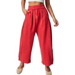 FREE PEOPLE Cool Harbor Wide Leg Pant - Women's -Everlaces Cloth Shop HIGRIS