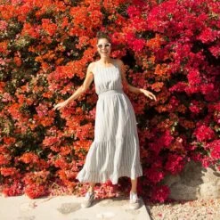 Airbrush Maxi Dress - Women's -Everlaces Cloth Shop HITIUNST D3