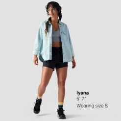 Stoic Frontier Denim Shirt - Women's -Everlaces Cloth Shop LIGWAS D12