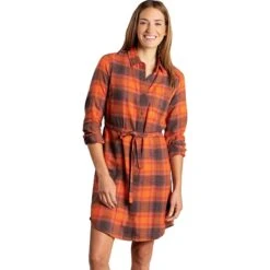 Re-Form Flannel Shirt Dress - Women's
