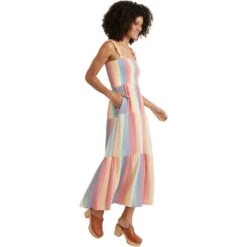 Marine Layer Selene Maxi Double Cloth Dress - Women's -Everlaces Cloth Shop MULSTR D1