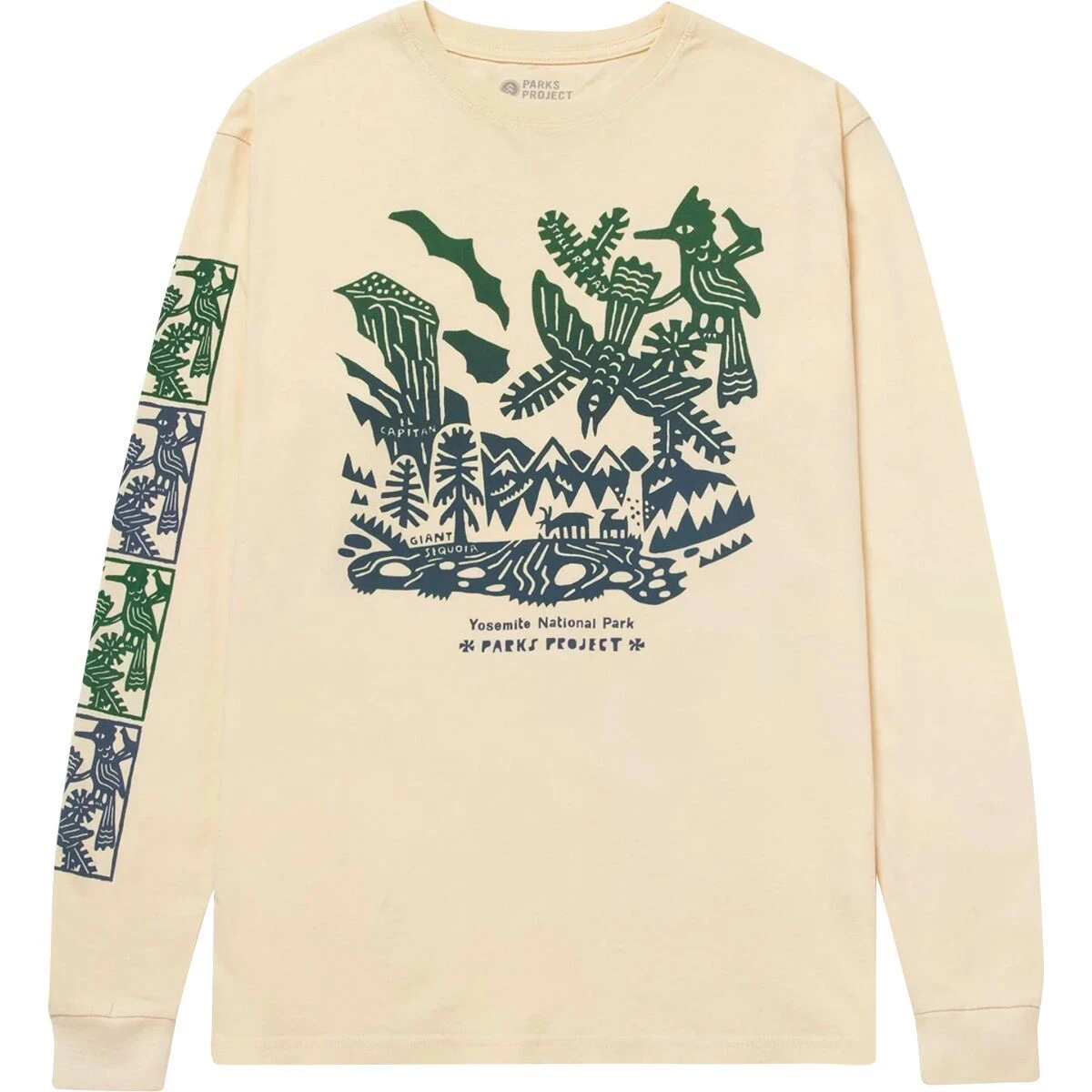 Yosemite Woodcut Long-Sleeve T-Shirt 2 Yosemite Woodcut Long-Sleeve T-Shirt - Image 2