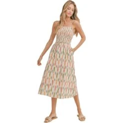 Marfa Midi Dress - Women's -Everlaces Cloth Shop NATMUL