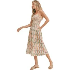 Marfa Midi Dress - Women's -Everlaces Cloth Shop NATMUL D3