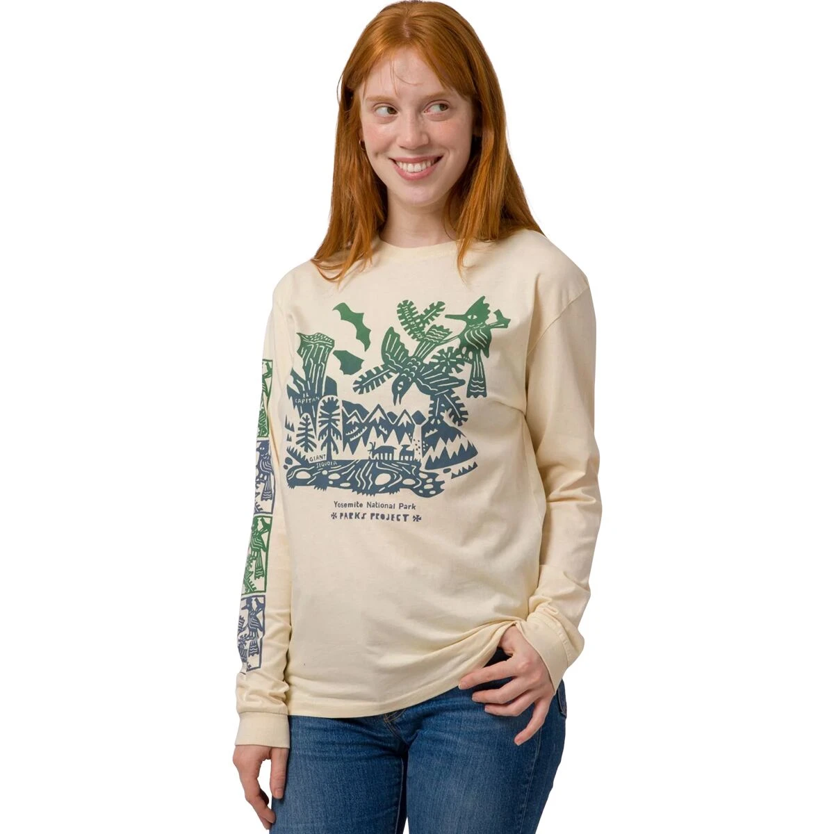 Yosemite Woodcut Long-Sleeve T-Shirt 1 Yosemite Woodcut Long-Sleeve T-Shirt