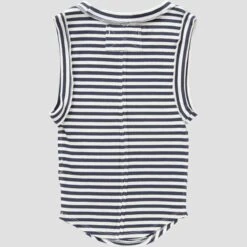 FREE PEOPLE Kate Tee Stripe Tank Top - Women's -Everlaces Cloth Shop NAVCOM D1