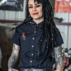 Mechanic's Workshirt - Women's -Everlaces Cloth Shop NAV D5