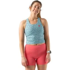 Crusher Crop Race Tank Top - Women's -Everlaces Cloth Shop PASTUR
