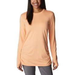 Columbia Leslie Falls Long-Sleeve Shirt - Women's -Everlaces Cloth Shop PEA