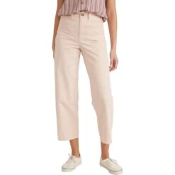 Marine Layer Bridget Slim Wide Leg Crop Pants - Women's