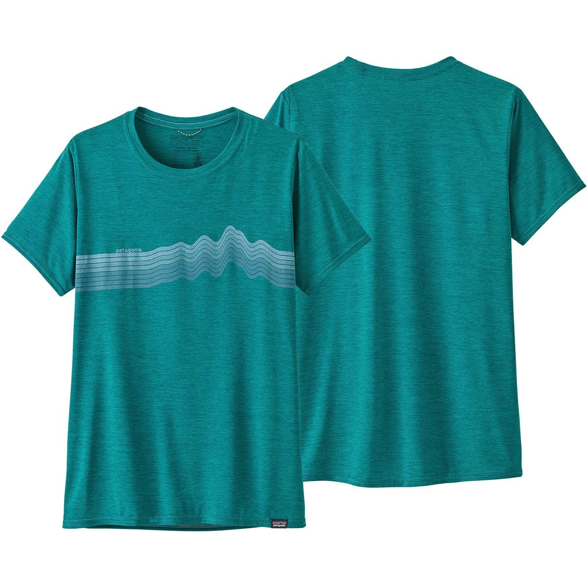 Patagonia Capilene Cool Daily Graphic Short-Sleeve Shirt - Women's 7 Patagonia Capilene Cool Daily Graphic Short-Sleeve Shirt - Women's - Image 7