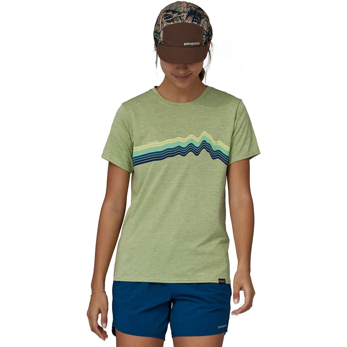 Patagonia Capilene Cool Daily Graphic Short-Sleeve Shirt - Women's 3 Patagonia Capilene Cool Daily Graphic Short-Sleeve Shirt - Women's - Image 3