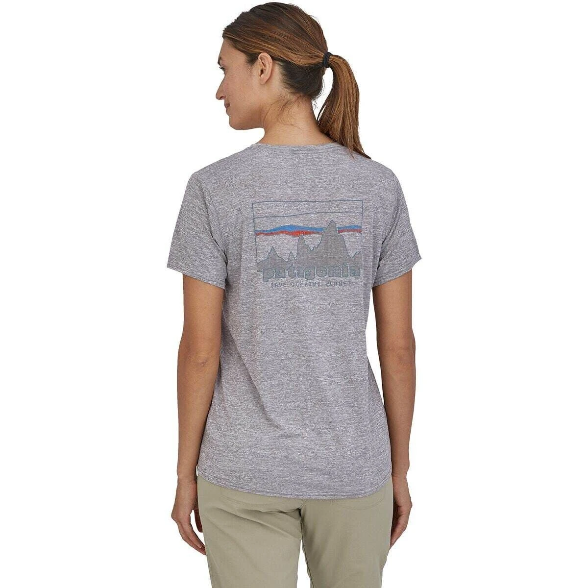 Patagonia Capilene Cool Daily Graphic Short-Sleeve Shirt - Women's 8 Patagonia Capilene Cool Daily Graphic Short-Sleeve Shirt - Women's - Image 8