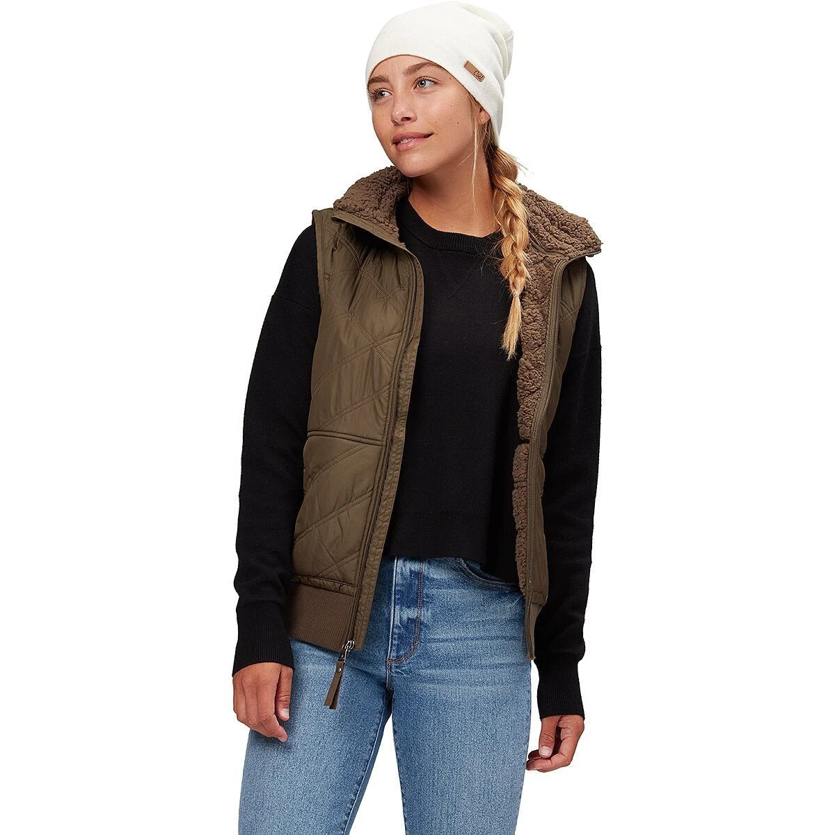 Prana Esla Fleece Vest - Women's 2 Prana Esla Fleece Vest - Women's - Image 2