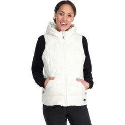 Outdoor Research Coldfront Hooded Down Vest - Women's -Everlaces Cloth Shop SNO 1