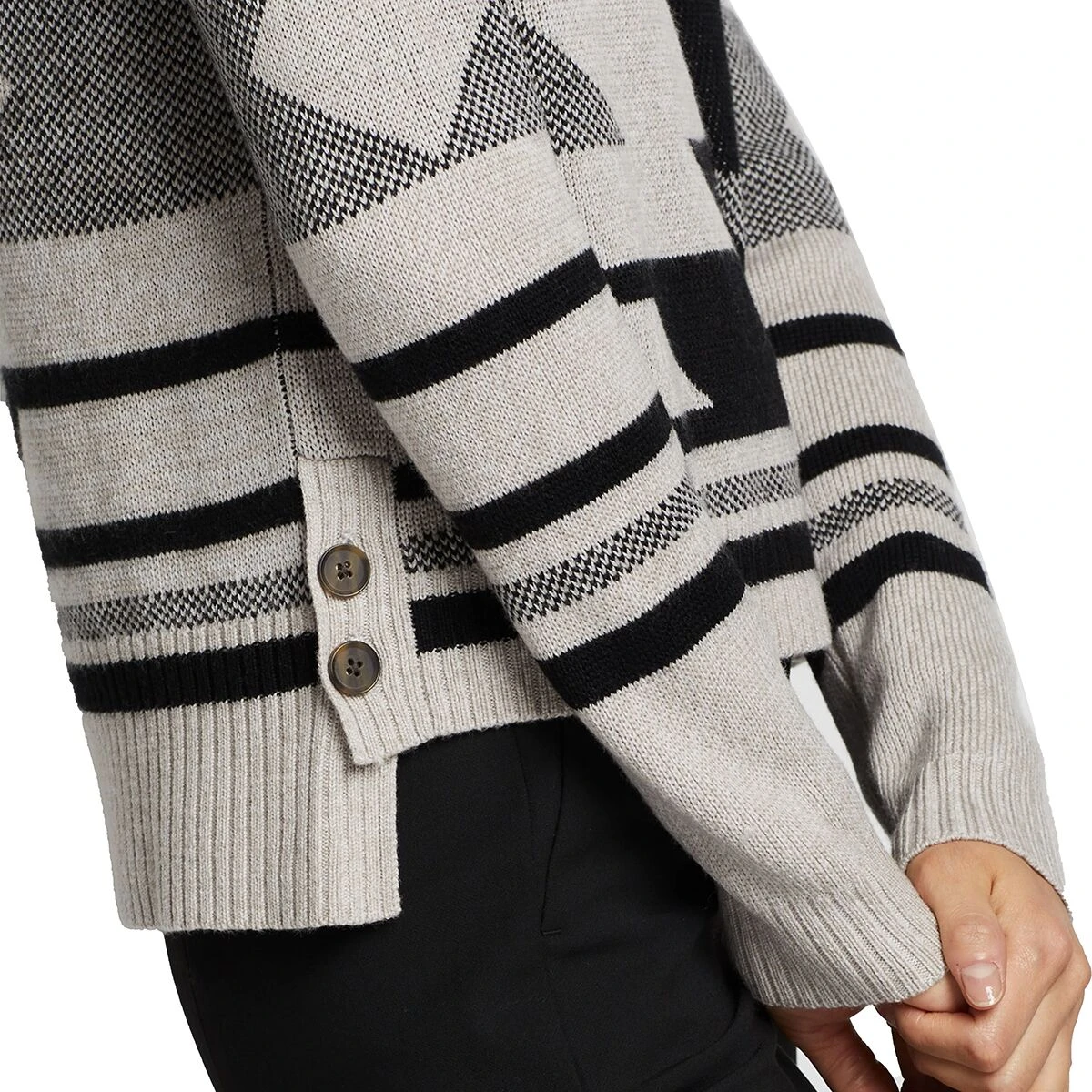 Pendleton Side Button Merino Sweater - Women's 3 Pendleton Side Button Merino Sweater - Women's - Image 3