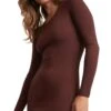 Marine Layer Lexi Rib Long-Sleeve Midi Dress - Women's