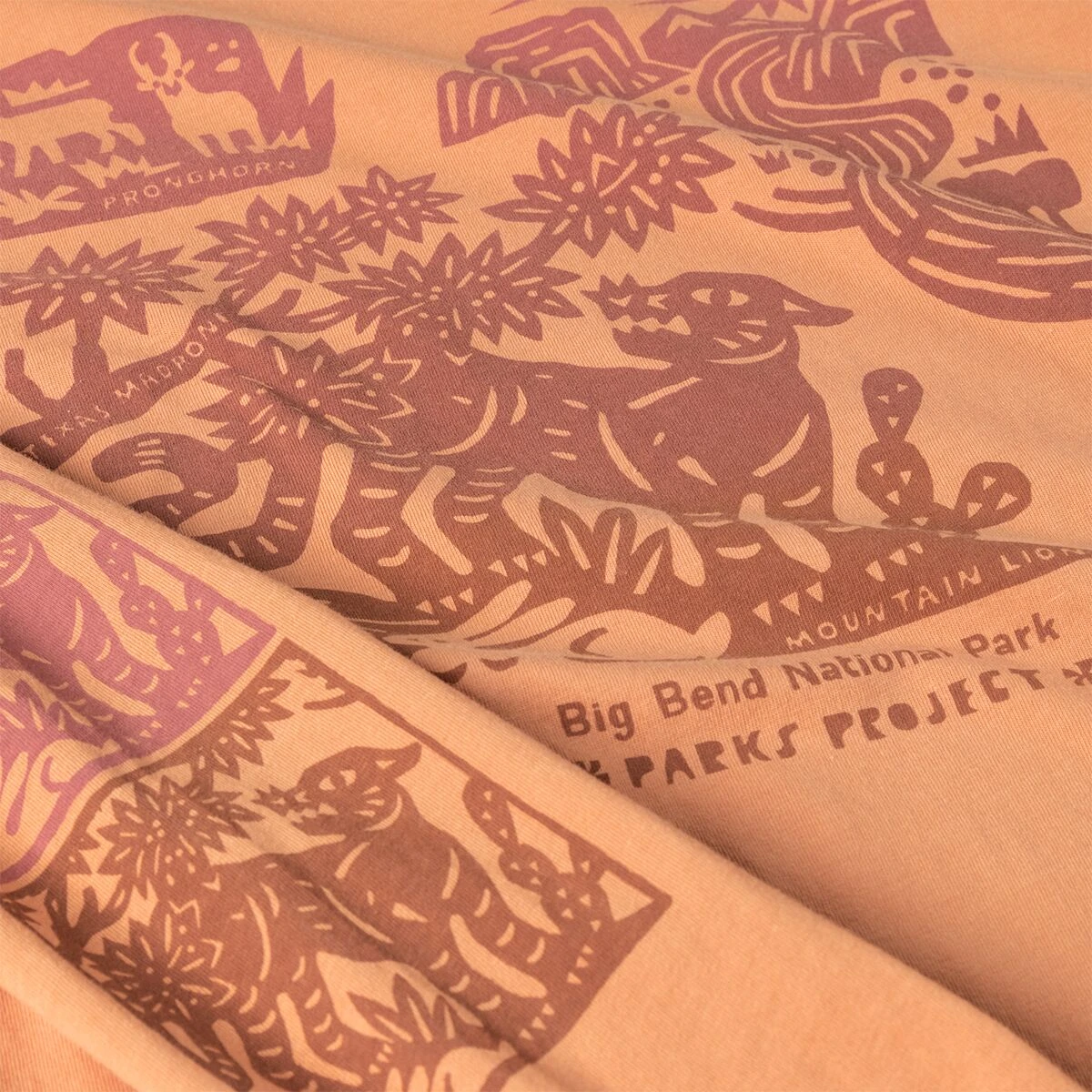 Big Bend Woodcut Long-Sleeve T-Shirt 2 Big Bend Woodcut Long-Sleeve T-Shirt - Image 2