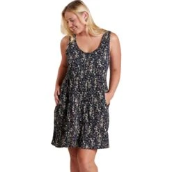 Manzana Tiered Sleeveless Dress - Women's -Everlaces Cloth Shop TRNADIPR