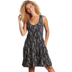 Manzana Tiered Sleeveless Dress - Women's -Everlaces Cloth Shop TRNADIPR D3