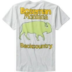 Bozeman Buffalo T-Shirt -Everlaces Cloth Shop WHI 11